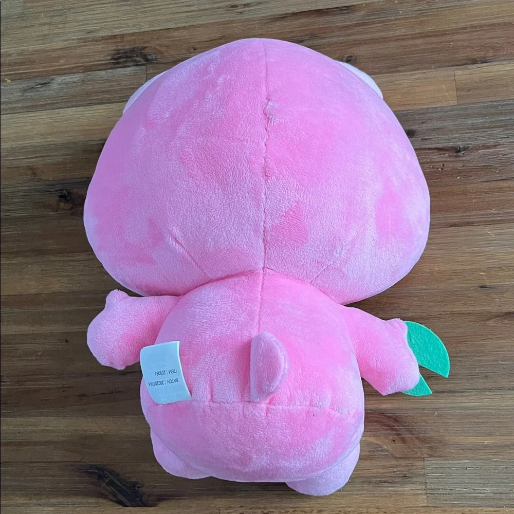 Hello Kitty Frog Costume Plush - Pink, Yellow, and Blue